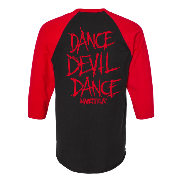 Dance Devil Dance Emblem Baseball Tee