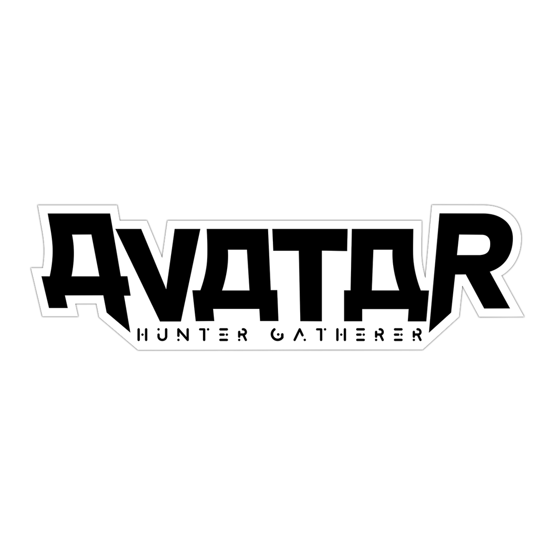 Black Hunter Gatherer Sticker