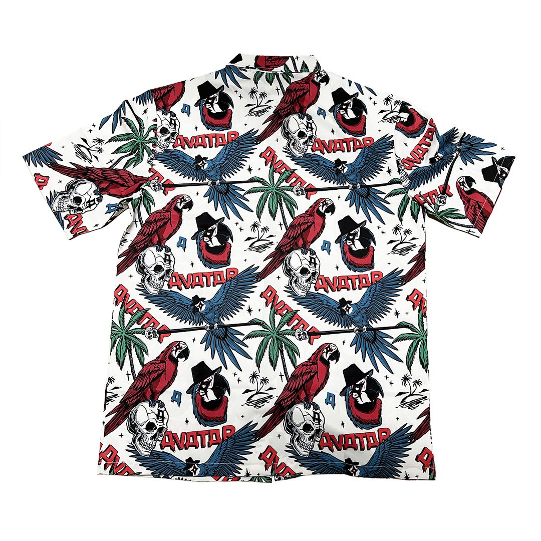 camisa hawaiana loro