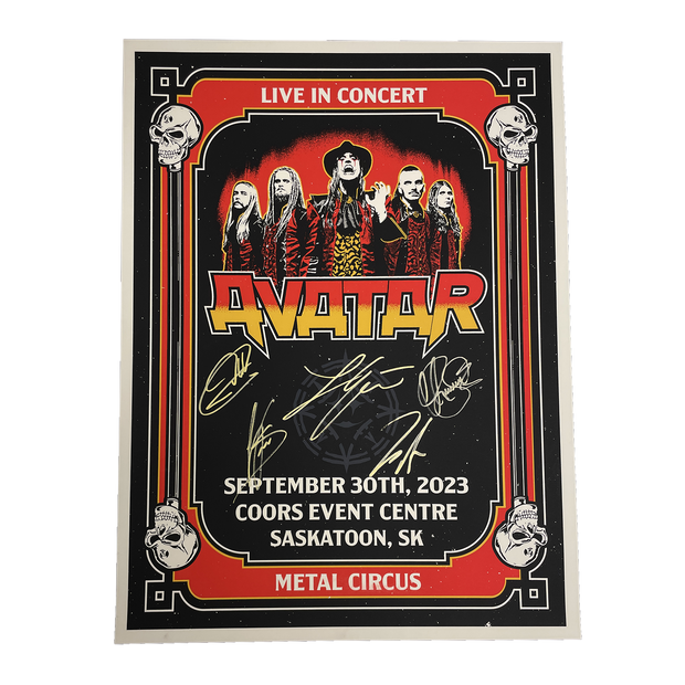 Metal Circus Tour Poster [Autographed]