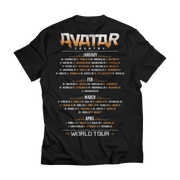 Camiseta Avatar Country Circus World Tour (enero-abril de 2018)