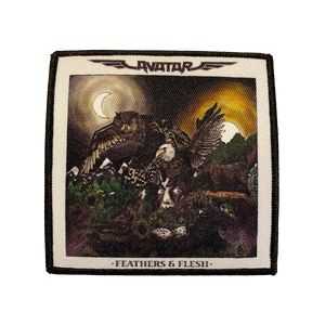 4" Feathers & Flesh Album Art Patch