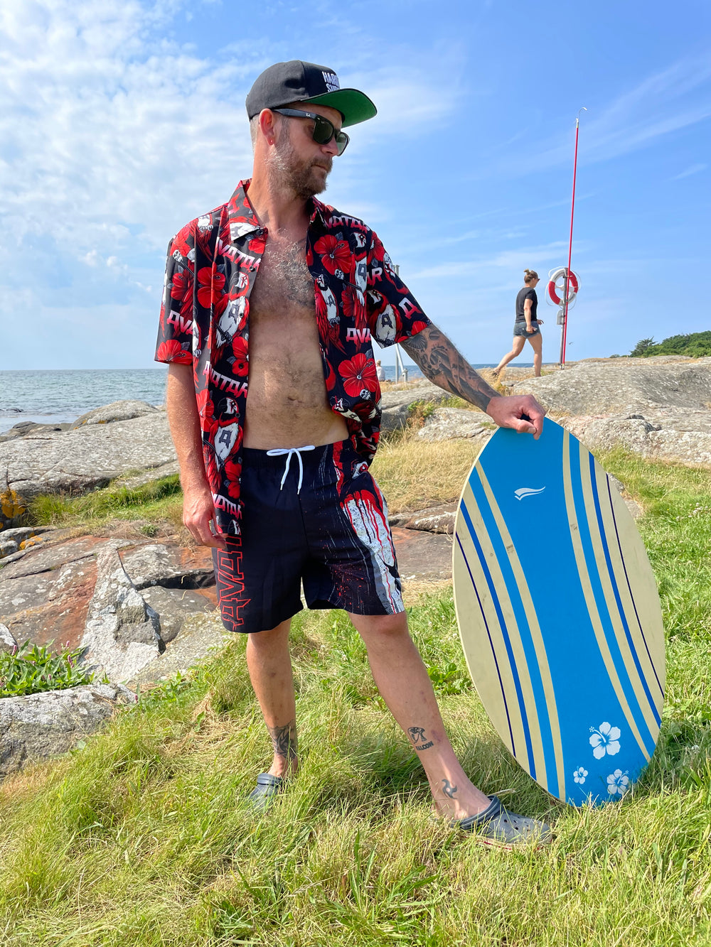 Half Face Board Shorts